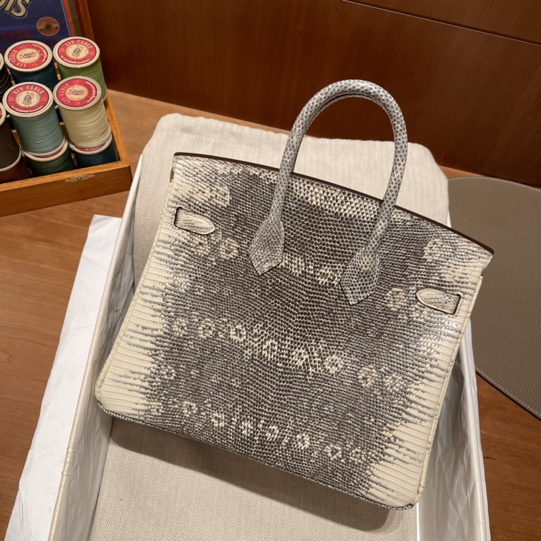 에르메스 버킨백25 히말라야 금장 리자드 가죽